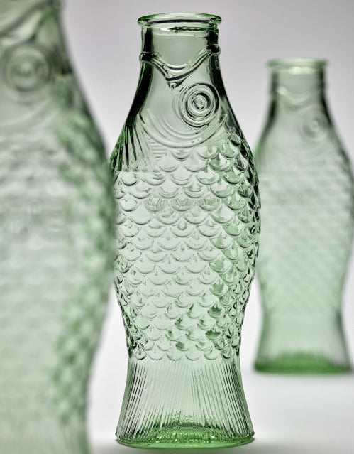 Fish & Fish Bottle, Green