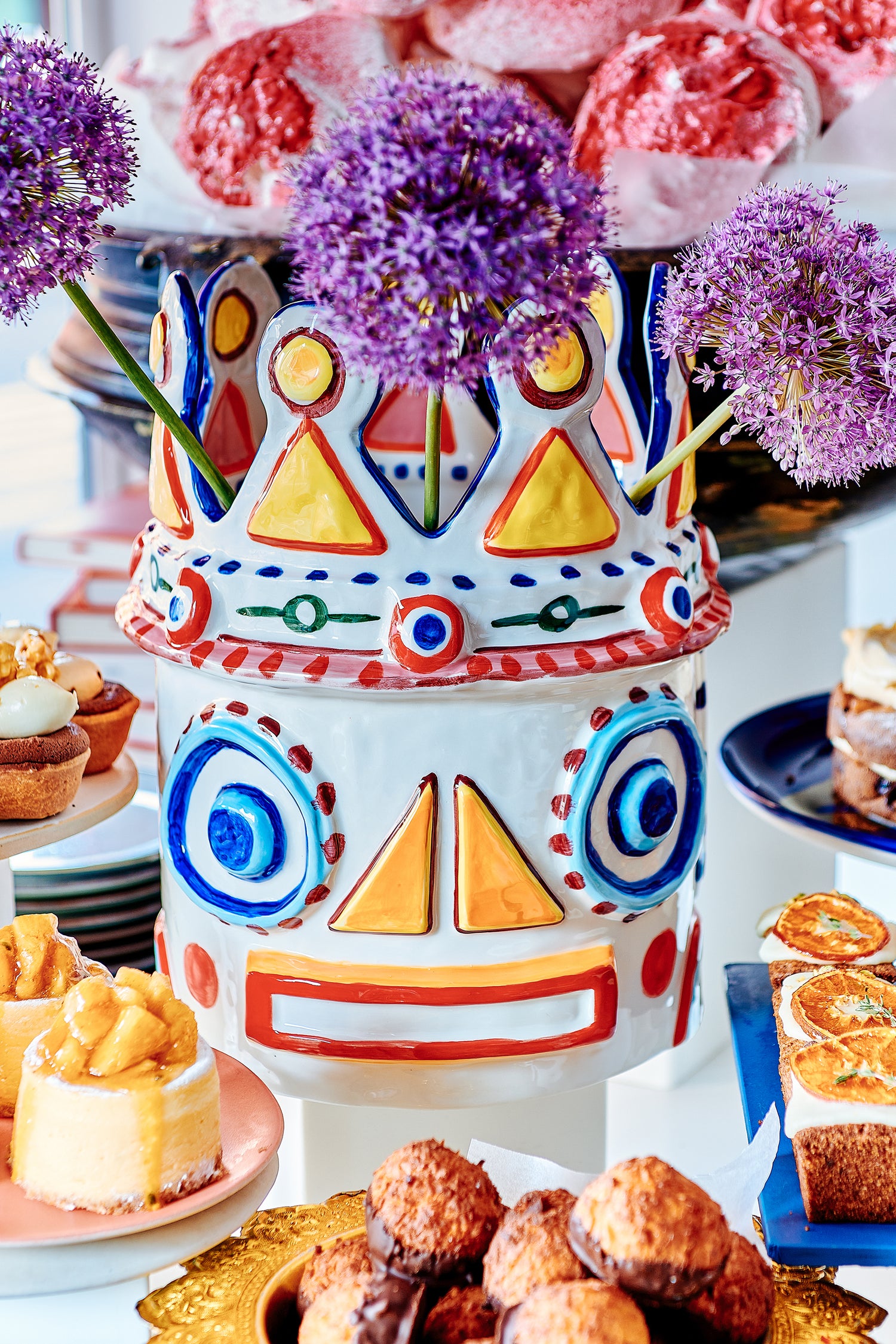 Serax, Hand-Painted Vase 02, Sicily by Ottolenghi