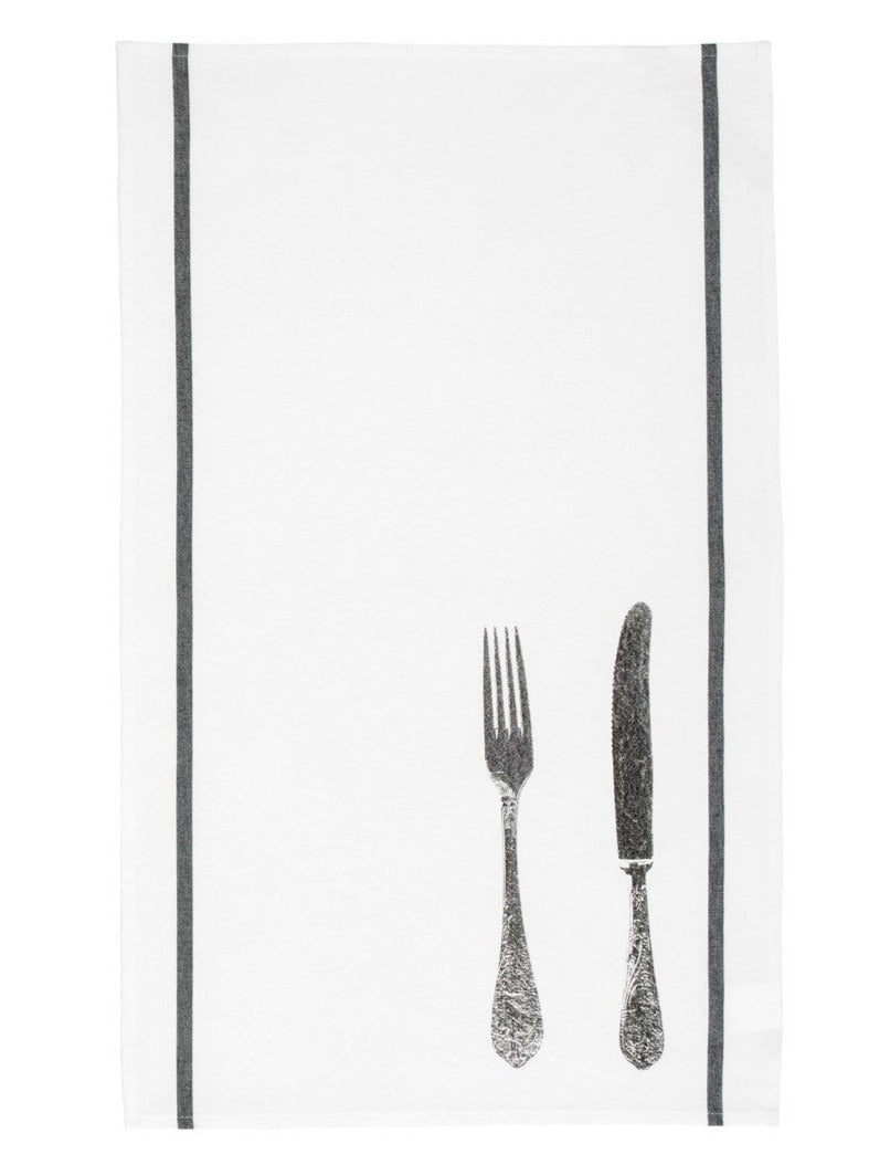 Fork & Knife - Tea Towel